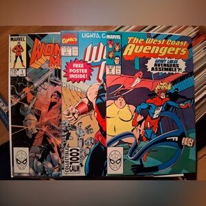 THEWESTCOASTAVENGERS #46... WONDER MAN(1991) #1.. BONUSWONDER MAN(1985) #1.